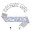 Birthday Girl Rhinestone Headband & Sash Set – Perfect Party Gift & Decoration