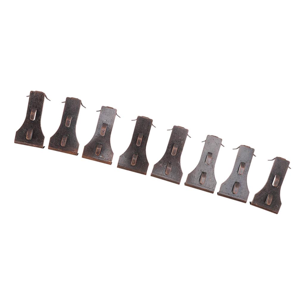 8Pcs Brick Hook Clips Steel Brick Hanger Fits Standard Size Bricks 2 1 4 Inch to 2 3 8 Inch in Height
