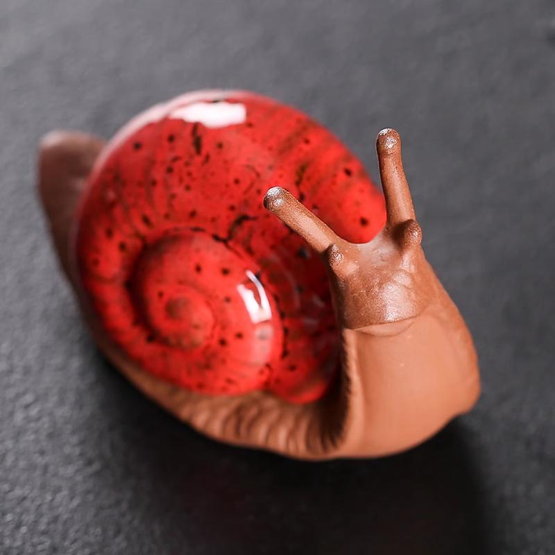 

1pcs Tea Pet Snail Creative Ornament Boutique for Home Care Cute Flower Pot Landscape Decoration Crafts