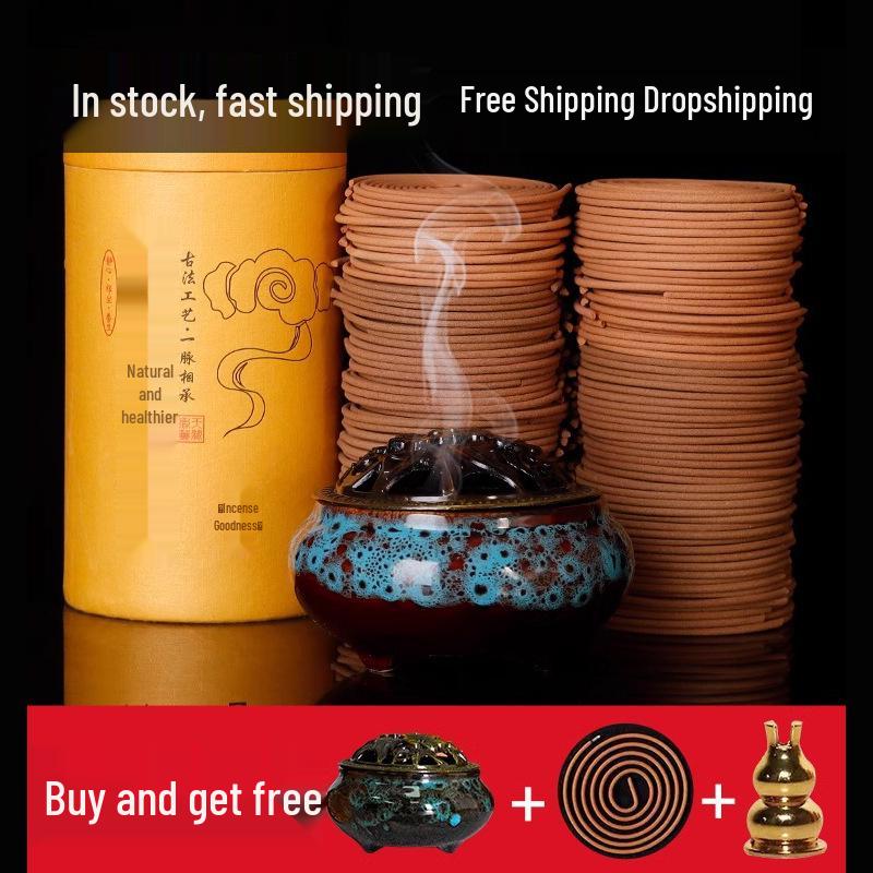 Sandalwood & Agarwood Coil Incense: 120 Long-lasting Sticks for Indoor Aromatherapy & Deodorizing Sandalwood/120 Sticks