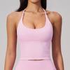 Neck sports vest halter shock-proof running fitness top sexy back yoga clothes bra