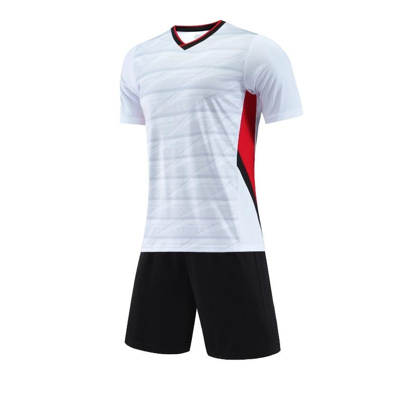 High-Quality Adult Children'S Football Jersey Set Breathable Sweat-Absorbing Quick-Drying Football Jersey Game Training Football Jersey