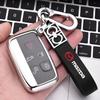 Metal/Leather Car Keychain Key Chain Ring Car Key Holder Auto Styling For Mazda 3 6 CX5 2 CX3 CX9 MX5 RX8 Axela Demio Atenza MS