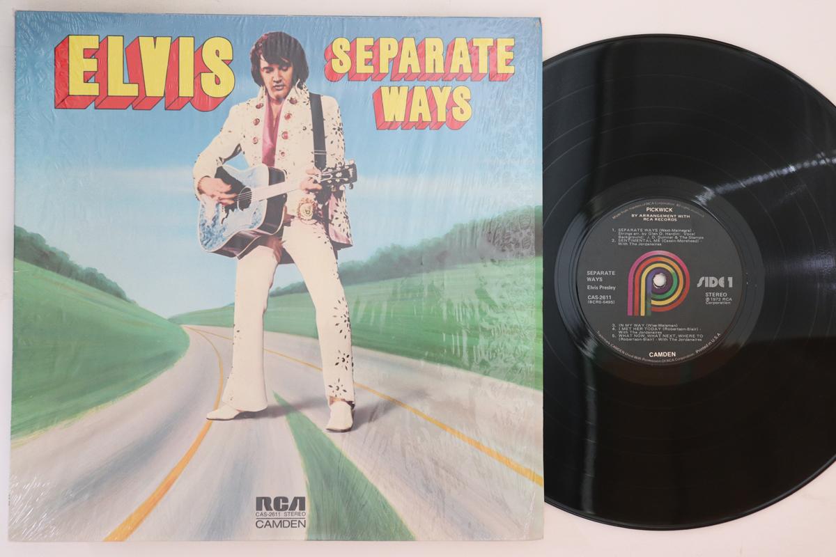 

LP Record ELVIS - Separate Ways CAS2611 RCA CAMDEN 1975 US Rock Used