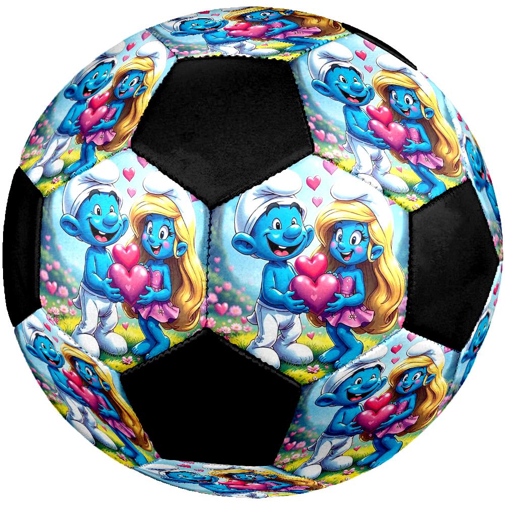 The Smurfs Theme Size 5 Soccer Ball, Suitable for Both Indoor and Outdoor Matches, a Gift Suitable for Everyone.