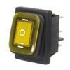 4pcs 3 Position On-Off-On 6Pin DC 12V Waterproof Car Boat LED  Durable Rocker Power Switch With Backlight