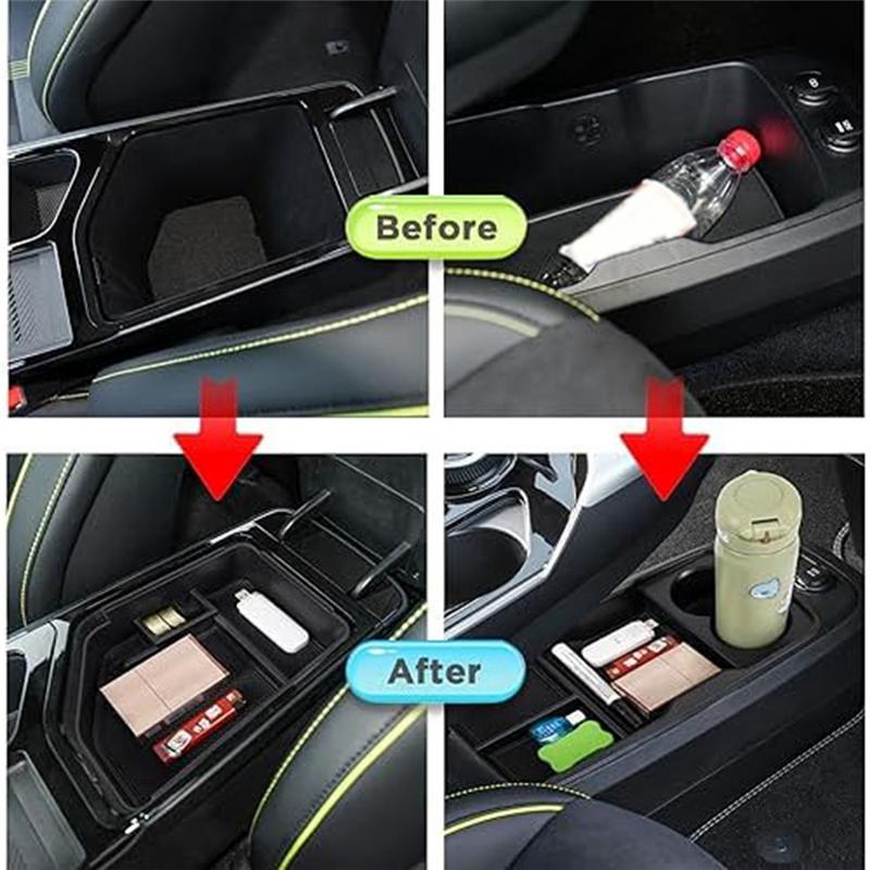Storage Box Cup Holder Lower Tray Armrest Storage Box For Kia EV6 2025 2025 2025-A99D