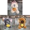 Animal Plush Doll With Short Pile Fur For Childrens Room Decor