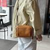 Johnature Borsa a cuscino da donna casual Borse a tracolla e a tracolla versatili in morbida pelle di vacchetta semplice in tinta unita in vera pelle
