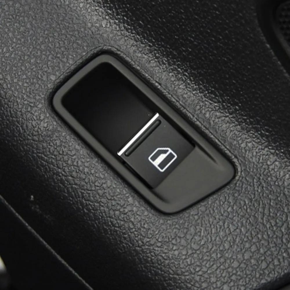 7Pcs Car Window Lift Button Sequin Sticker for Volkswagen VW Tiguan Passat for Skoda Karoq Chrome Accessories