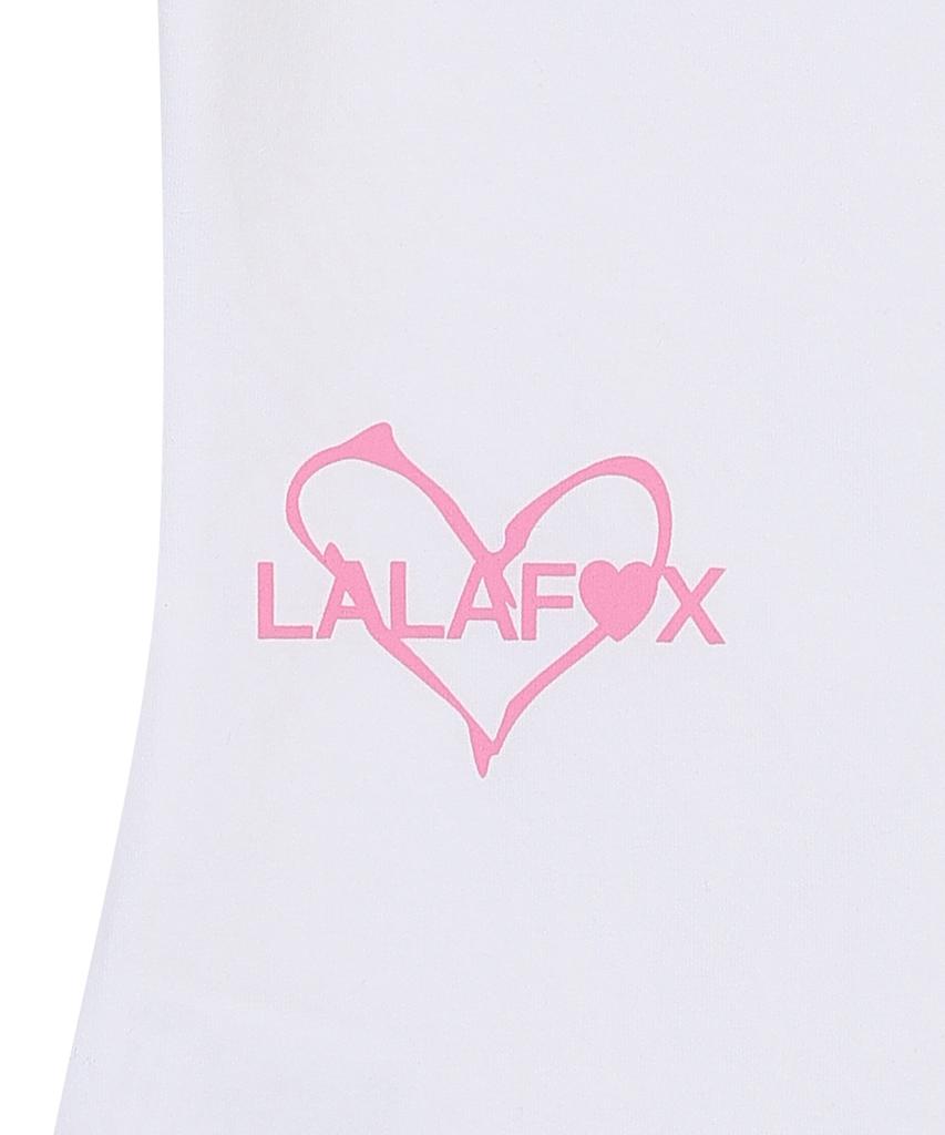 LALAFOX Flirt Collar T-Shirt White Bs2Ch020