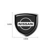 1 Stuks Metaal Auto Deur Schild Embleem Auto Carrosserie Badge 3D Sticker Voor Nissan Nismo Tiida Sylphy Teana X Trail T30 T32 Almera Qashqai J10 J11