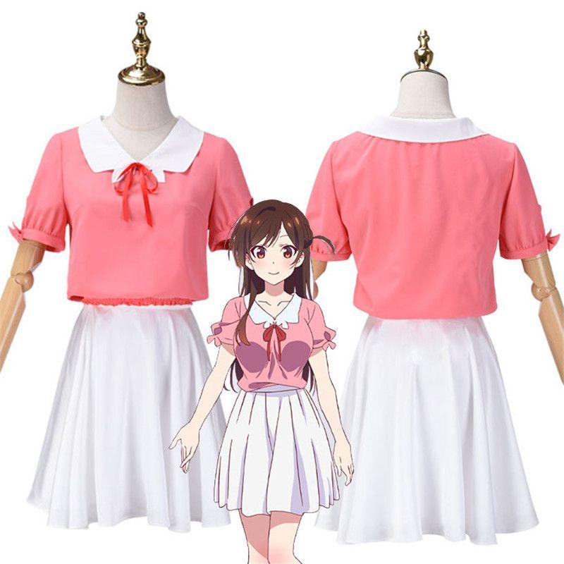 A Rent Girlfriend Ichinose Chizurumizuhara Chizuru Cosplay Costume Skirt Short