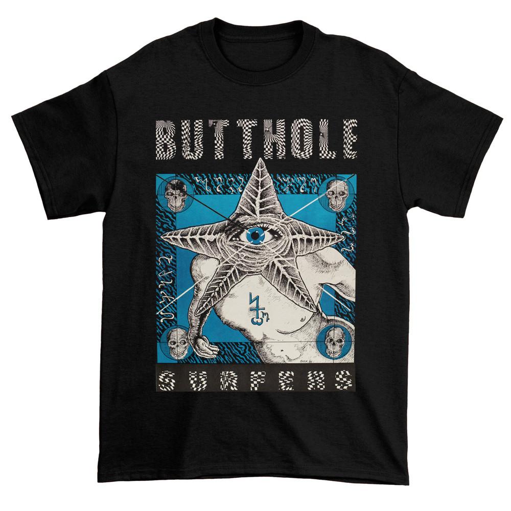 

Butthole Surfers Classic Cotton TShirt Black Unisex All Size For Fan NZ387 Unisex T-Shirt L