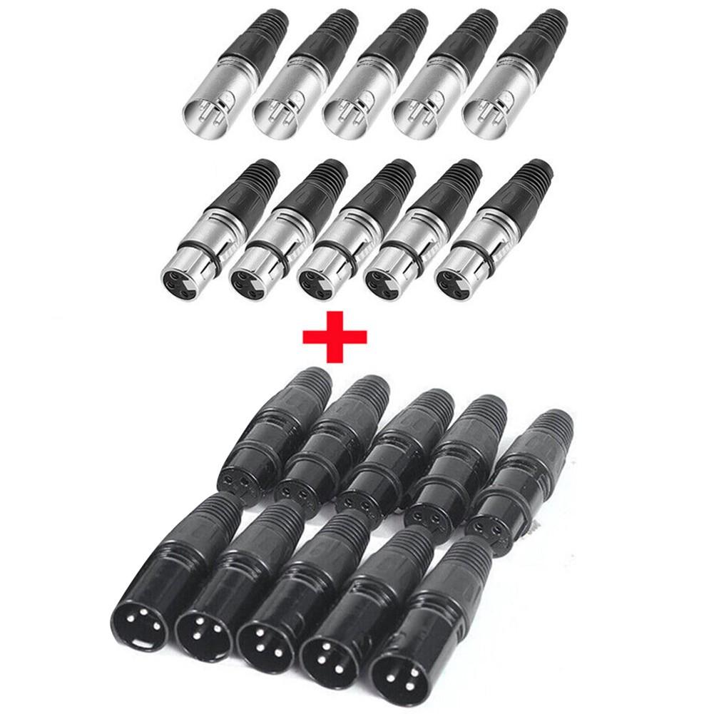 

Snake Connectors 3 Pin XLR Beautiful Compatibility серебряный