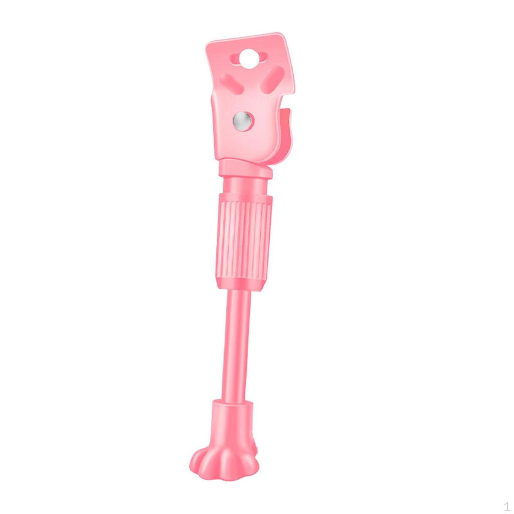 Bicycle Kickstand Side Kick Stand Alloy Non Slip Footrest Parking Rack Suitable for Kids Riding Home