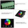 Wall Mounted Colorful RGBW LED Touch Panel Controller Dimmer Switch for LED Strip Light