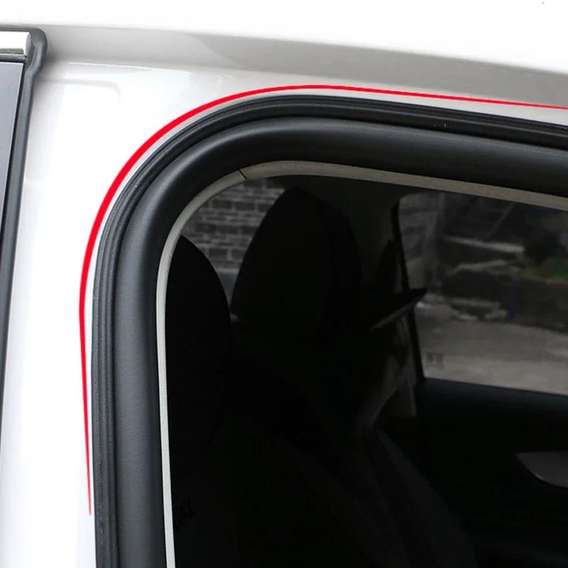 Autotür-Gummidichtungsstreifen, Auto-Doppelschicht-Dichtungsaufkleber für Tür, Kofferraum, Schalldämmung, Dichtungsstreifen, Innenzubehör