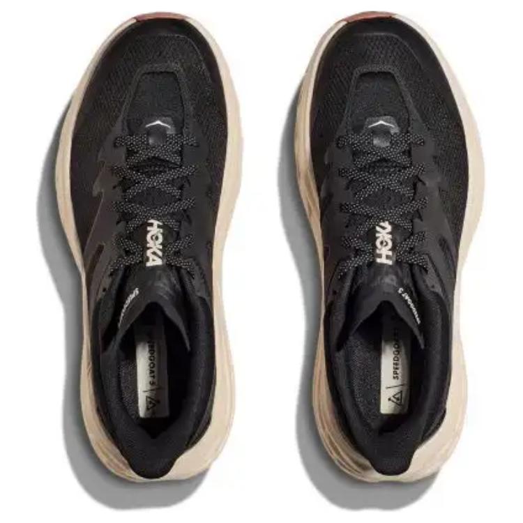 HOKA Speedgoat 5 Black Alabaster Unisex Sneakers 1150917-BKLB