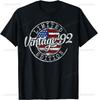 33rd Birthday 33 Years Old Vintage Cassette Im Classic 1992 TShirt Unisexs Clothing Print On DeUnisexd Streetwear Ropa Hombre