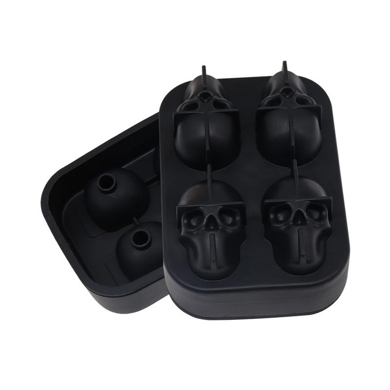 

3D силиконовая форма с черепом, форма для лотка для кубиков льда, машина для приготовления кубиков льда, форма для ледяных шаров, форма для виски, вина, коктейля, форма для кубиков льда, форма для ледяных шаров