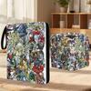 Custom Cover 500+ Capacity A4 Yu-Gi-Oh! Binder Premium PU Leather 9-Pocket Zippered Album TCG Organizer with Refillable Pages