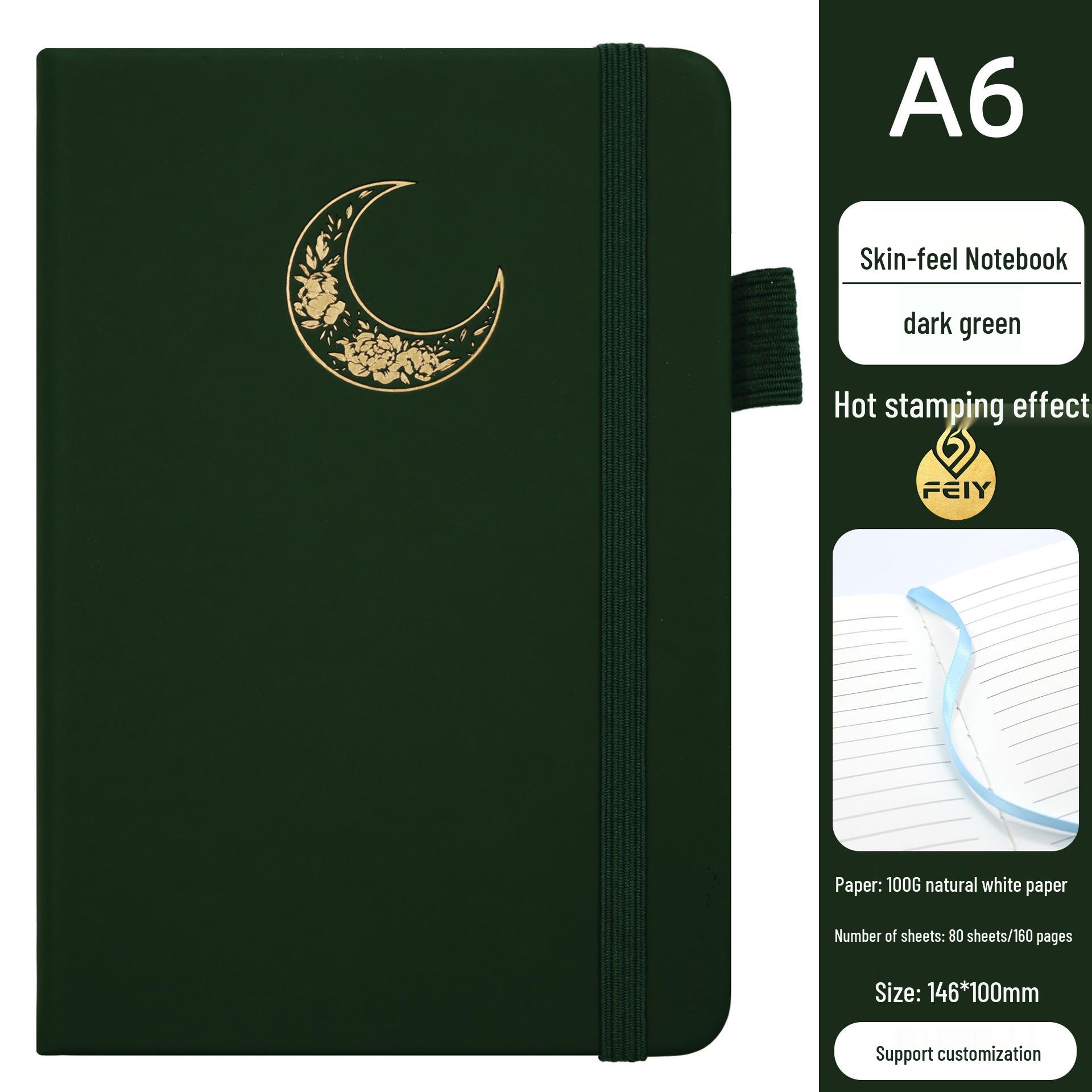 A6 Minimalist Notepad, A5 Lined Notebook, B5 Macaron Diary, Customizable 80-sheet Lined Pages