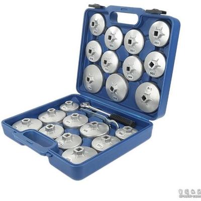 1 CASE 23 PCS OIL FILTER WRENCH MULTIFUNCTION REPAIR TOOL FOR CAR MOTORCYCLE DIY KIT
