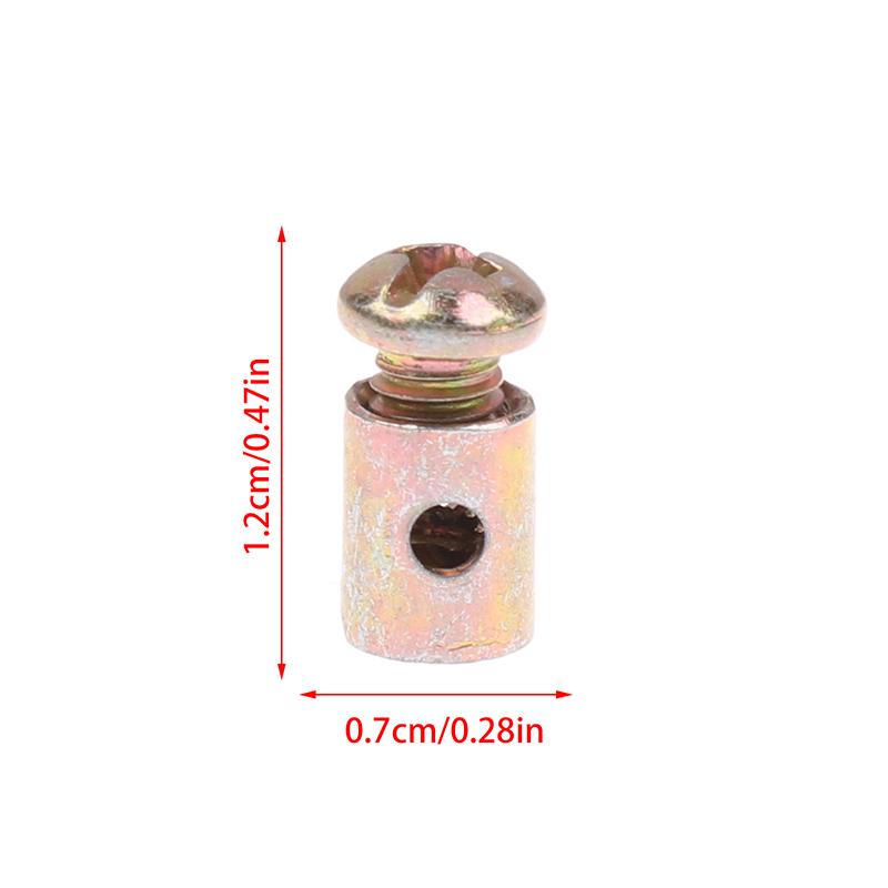5Pcs/Set Solderless Cable Nipples 3Mm Throttle Choke Choke End Kits Corrosion Proof Car Motorcycle Scooter Accessories