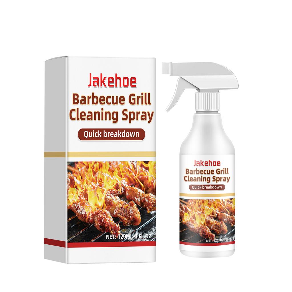 Grill Cleaning Spray For Degreasing And Cleaning Grill Grates Removes Grease Cleans Burnt-On Food Barbecue Cleaning Spray