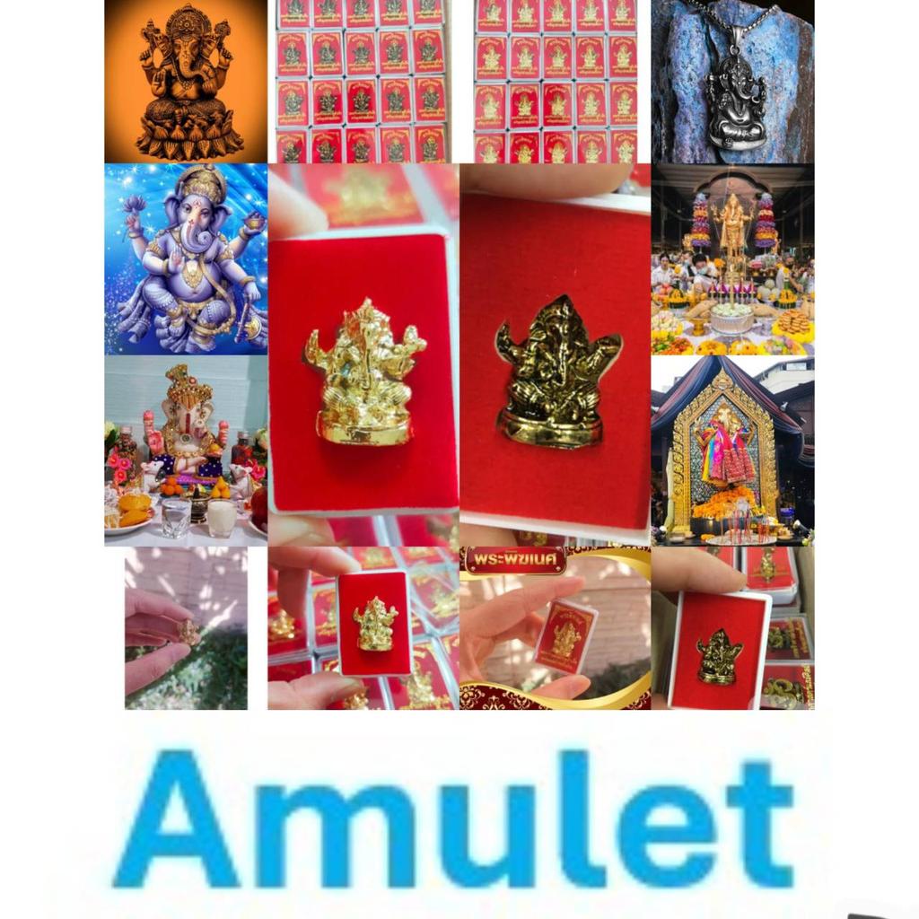 Hinduism Ganesha Elephant Head God Statue Red Velvet Box Powerful Success Amulet Jewelry Vintage Gifts Protect Health Lucky