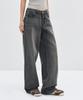 Deketeuumeon Signature Low Rise Wide Jeans Dcwpt004Gray