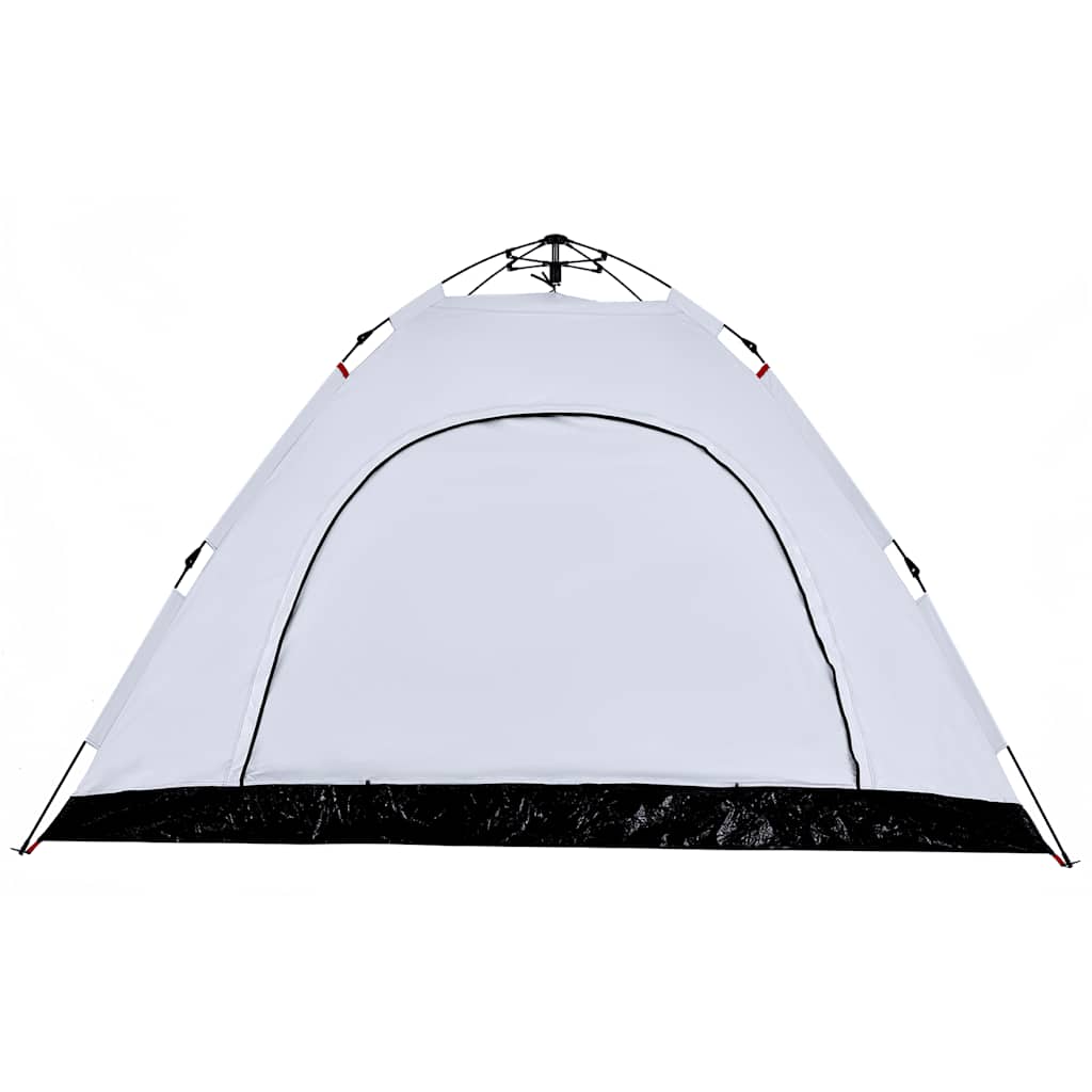 5 Person Camping Tent White Blackout Fabric Quick Release System