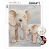 Elephant Theme Pearl Kit DIY 5D Rhinestone Art Craft for Adults and Kids Home Party Decoration Handmade Gift