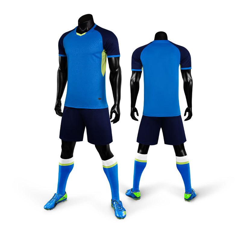 Short-sleeved Football Jersey Set DIY Adult Primary School Children with The Same Football Training Jersey Team Jersey Competition Jersey