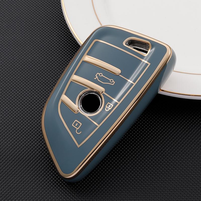 Car Key Case Cover Shell Fob For BMW X1 X3 X5 X6 X7 1 3 5 6 7 Series G11 G20 G30 F15 F16 G01 G02 F48 Accessories TPU