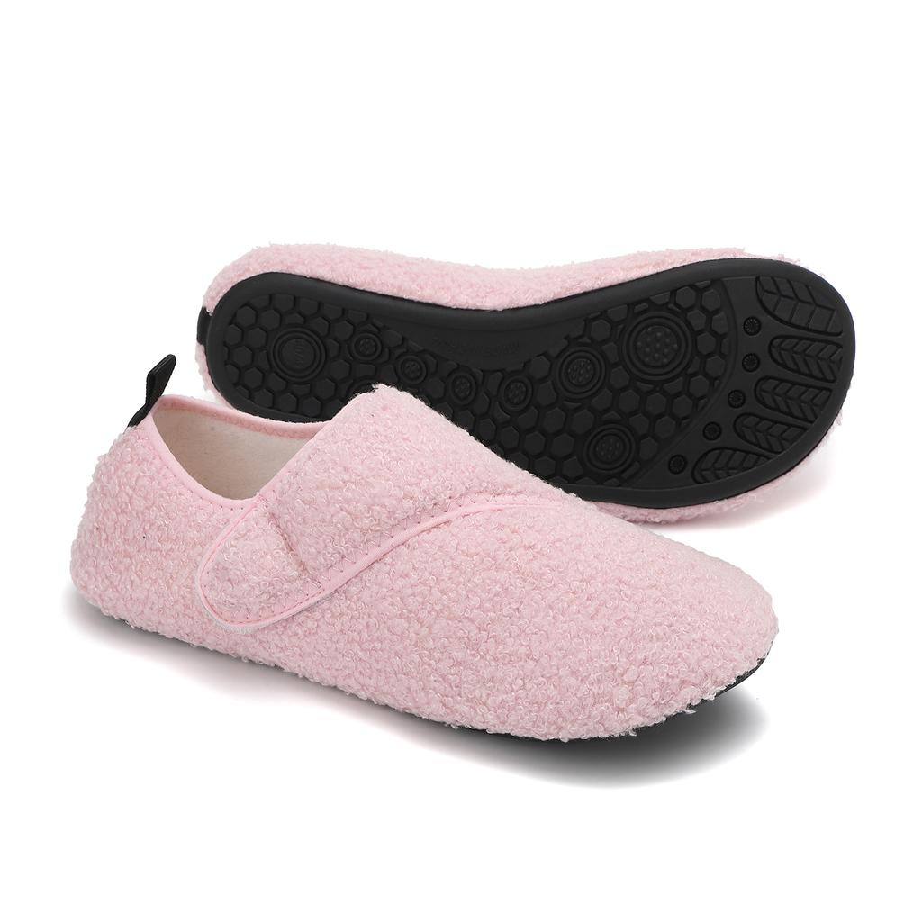 Winter Cotton Shoes Men Warm Slip on Lightweight Kids Slipper Couples Plush Bedroom Home family Loafers Winter Warm Floor Shoes