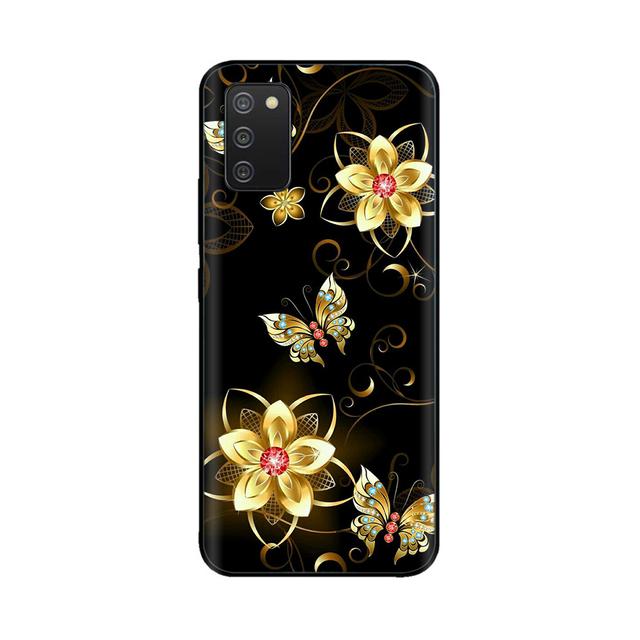 For Samsung A03s Case Silicone Soft Space Wolf Phone Cover For Galaxya03s A 03s A03 S Case 6 .5 Inch Tpu Bumper Fundas Painted