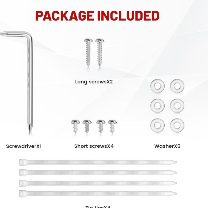 Universal Car Front Bumper License Plate Bracket for SUV Truck Mounting Kit with Screws & Screwdriver Easy Installation