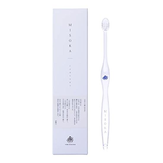 

[Official] MISOKA COMFORT Toothbrush Fine-tip bristles, soft (indigo blue) Stain-resistant Made in Japan with scientifically proven technology from