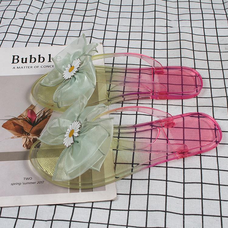 Yuzhihao Women s Summer Sandals - Fashionable Butterfly  Flower Flat Flip-Flops for Outdoors  Beach 38