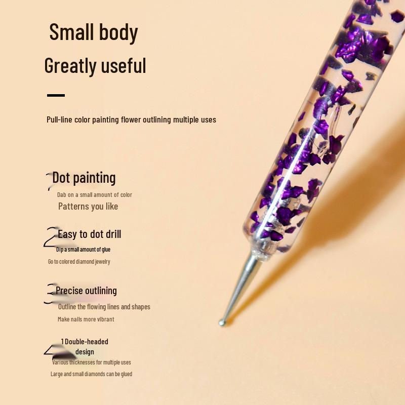 Nail Art Crayon Dotting Pen 5-Piece Set for Diamond Painting & Makeup