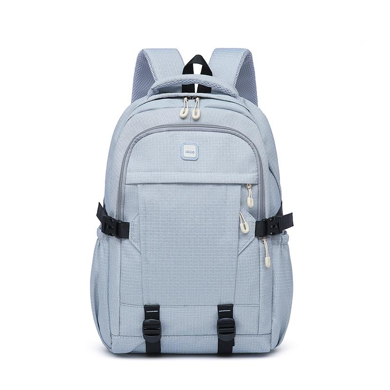 

Унисекс Рюкзак большой вместимости Школьный рюкзак для ученика средней школы Спортивный дорожный рюкзак светло-синий