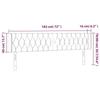 VidaXL Tête de Lit à LED Meuble de Chambre à Coucher Accessoire de Lit Double Tête de Cadre de Lit Intérieur Rose 3123637