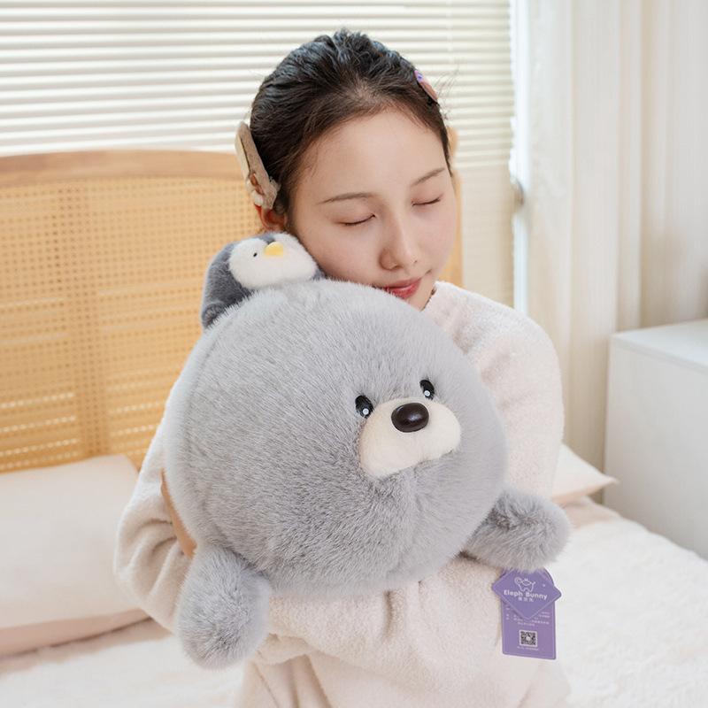 New Cute Sea Lion Plush Doll Dolls Marine Animals Children's Toys Sleeping Doll Birthday Gift