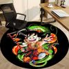 1pc Dragon Ball Z Goku Office Round Area Rug, Indoor Mat Suitable For Office,Bedroom Living Room Home Decor, Room Deco a0926163