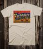 Retro Reise T-Shirt Grüße Aus Texas Staat Cowboy Westlich