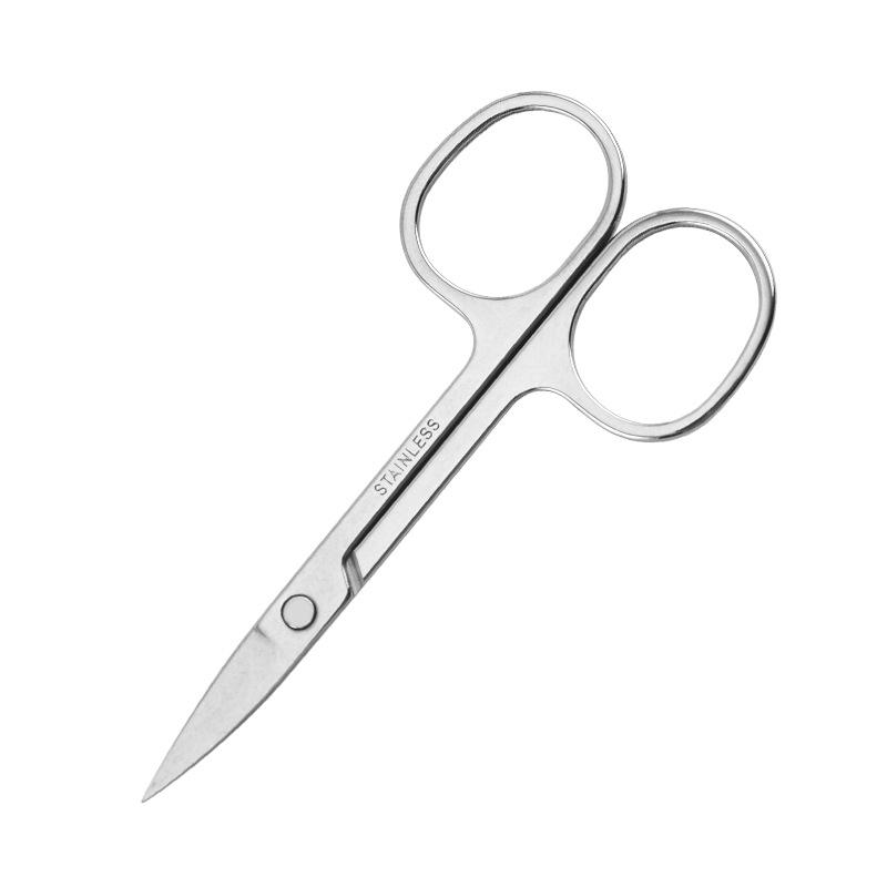 Stainless Steel Beauty Scissors Set with Pointed & Round Tips and Double Eyelid Tape