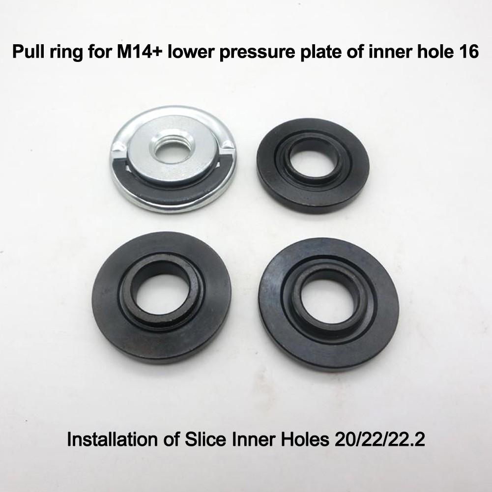 For M14 Compatible Grinder Accessory Efficient Locking Nuts and Press Plates