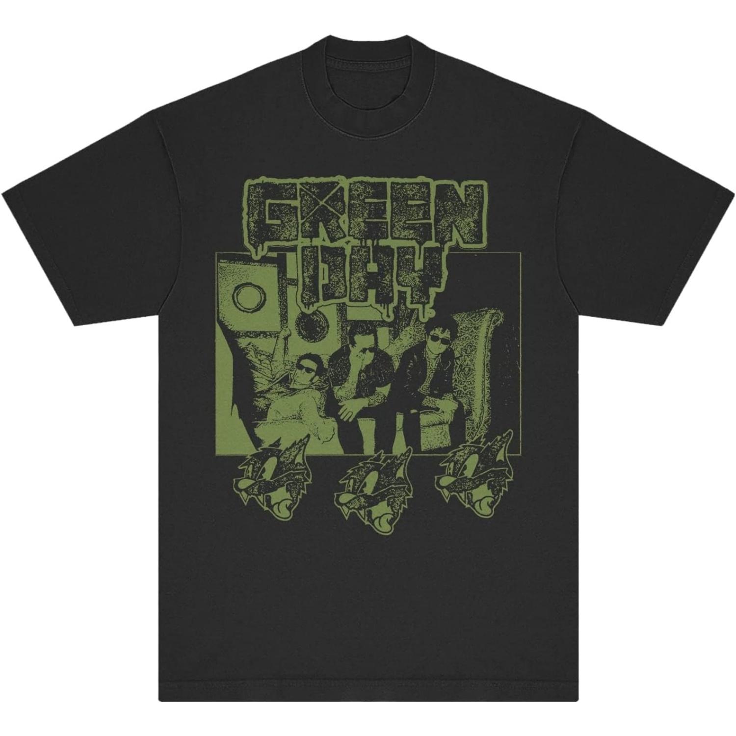 Unisex-Adult Standard Revolution Radio Portrait T-Shirt S чёрный